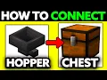 How To Connect Hopper to Chest in Minecraft XBOX 2025 - Step by Step