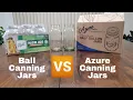 Ball Canning Jars VS Azure Canning Jars