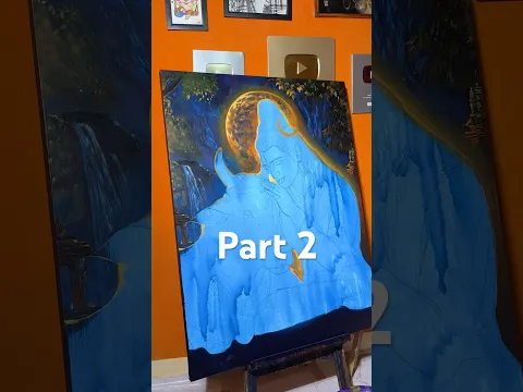 Part-2 WhatsApp ✅9516669295 to order your painting or buy #harharmahadev #painting #lavinagar #shiv