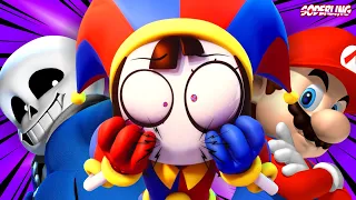 Все Пасхалки в "Удивительном Цифровом Цирке" - Undertale, ДжоДжо, Марио, Человек-Бензопила и др.
