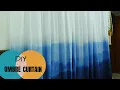 HOW I DID MY OMBRE EFFECT CURTAINS DIY OMBRE CURTAINS DIP DYEING BLUE OMBRE CURTAINS