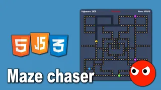 Maze chaser game HTML CSS JS