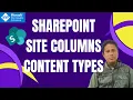 SharePoint Site Columns and Content Types Explained With Real Examples