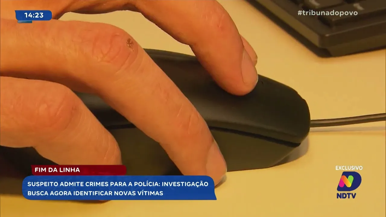 Suspeito admite crimes para a polícia: investigação busca agora identificar novas vítimas