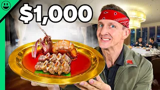 中国上海1000美元海鲜挑战，我竟然痛风了