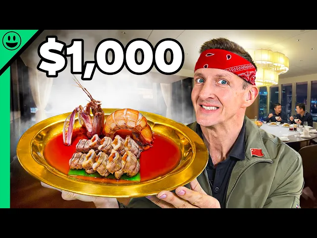 $1000 Seafood Challenge in Shanghai, China!! I got Gout!!