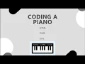 Making a Playable Piano with HTML CSS and Java