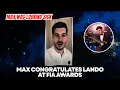 Lagu Max Verstappen Sends WHOLESOME Message to Lando Norris at the FIA Gala Even While Sick