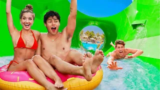 Download 24 HOUR OVERNIGHT IN A WATERPARK!! MP3