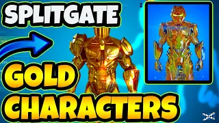 Splitgate How to Unlock LEGENDARY GOLD CHARACTERS Unlock FREE Reward DROPS Splitgate 2021