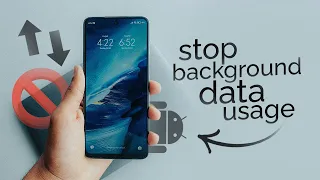 How to Stop Background Data Usage on Android tutorial