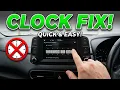 Quick Hyundai Kona Clock Fix - No More Wrong Time Date
