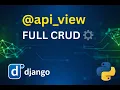 DRF api - view CRUD Explained GET POST PUT DELETE APIs Telugu