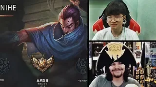 WHEN FAKER MEETS A BRONZE 2 PLAYER IN HIS GAME | TOBIAS FATE PENTAKILL | YASSUO | LOL MOMENTS