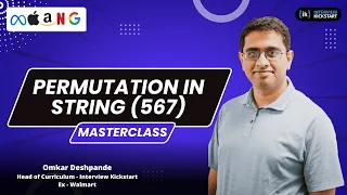 Permutation in String 567 Master Coding with Omkar Deshpande