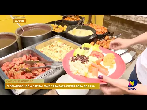 Florianópolis é a Capital mais cara para comer fora de casa