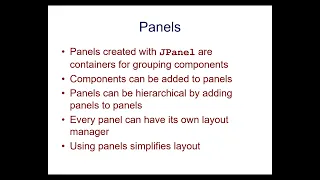 Intermediate Java Programming - GUIs and Event Handling Part 2