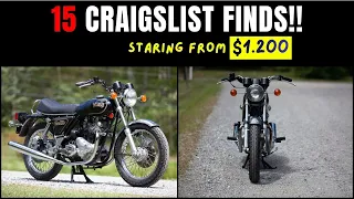 15 Vintage Classic Motorcycles for Sale 2026 Craigslist Finds