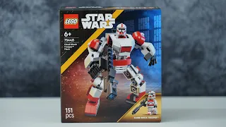 LEGO Star Wars 75448 Clone Shock Trooper Mech - LEGO Speed Build Review