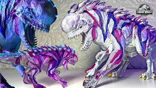 NEW DISTORTUS REX NEBULA! Custom Jurassic World Distortus Rex Dinosaur Figure.