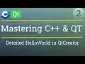 Qt Tutorial C Tutorial for Beginners Hello World with TIPS Line by Line Explanation