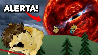 Esa NO ES UNA ESTRELLA, ES UN AGUJERO NEGRO (se esta llevando TODO) - Hilos con cheems