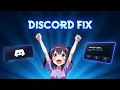 Discord Fix | Discord Bypass | Discord Fix