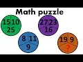 Math puzzle word search guess the word I With answers