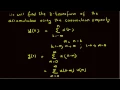 z Transform of the output of accumulator using convolution property