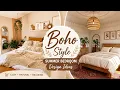 NEW vintage Dreamy Boho Summer Bedrooms Warm Natural Cozy Designs