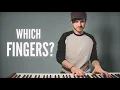 How to know which fingers to use when playing piano For beginners