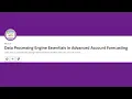 Data Processing Engine Essentials in Advanced Account Forecasting Trailhead Trailhead Salesforce