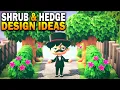 New Island Design Ideas Using Shrubs Hedges Animal Crossing New Horizons Gameplay