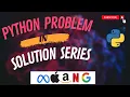 Anagram Check Python Product Based Interview Questions Complete Series by Pragya
