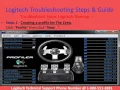 Logitech troubleshooting steps guide Technical support Customer support service phone number
