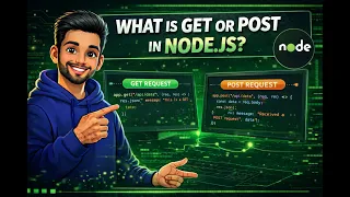GET vs POST in Express js app get and app post Explained for Beginners