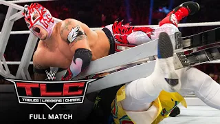 full match wwe tag team title triple threat ladder match wwe tlc 2015