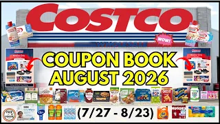 NEW AUGUST Costco Coupon Book - Charmin Orgain Spam Qtips Premiere Protein