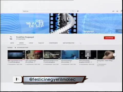 7mo festival Internacional de Cine de Guayaquil presenta trabajos en YouTube
