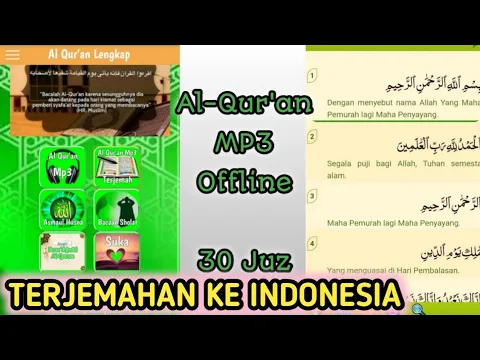 Download MP3 Aplikasi Al-Qur'an Offline 30 Juz MP3 -Terjemahan Indonesia