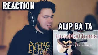 Download Hotel California Alip ba ta fingerstyle cover reaction MP3
