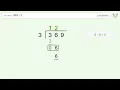 Long Division Problem Step-by-Step Solution