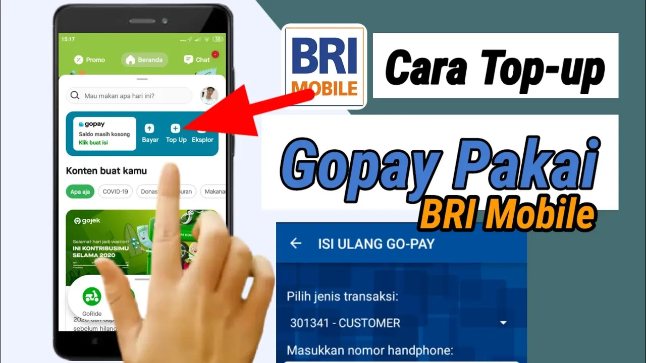 Cara mentransfer saldo gopay ke orang lain