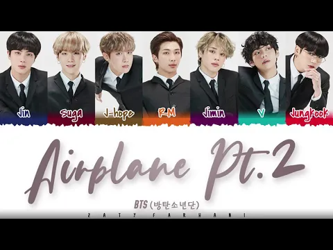 Download MP3 BTS  - 'AIRPLANE PT.2' Lyrics [Color Coded_Han_Rom_Eng]