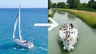 How We Turned Our Sailboat Into A Canal Boat: Preparing For The French Canals | Sailing Ruby Rose