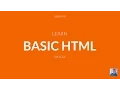 Learn Basic HTML Syntax