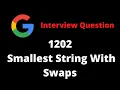 1202 Smallest String With Swaps