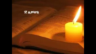 amharic audio bible 1st timothy 1 