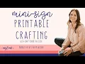 How to Craft with Home Decor Printables Free Printables DIY Tiered Tray Decor