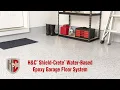 H C Shield-Crete Water-Based Epoxy Garage Floor Coating System